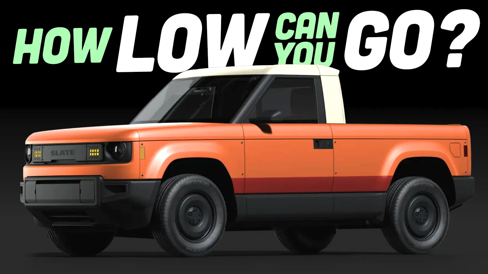 Photo for: Slate's $24,950 EV Truck Is Interesting, But Let's Not Get Carried Away